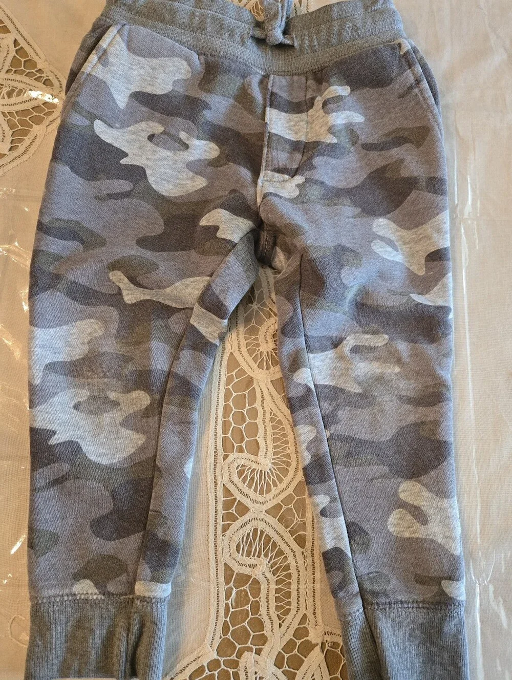 OshKosh B'gosh Gray Camo Hoodie & Joggers Set- 2T GREY TONED